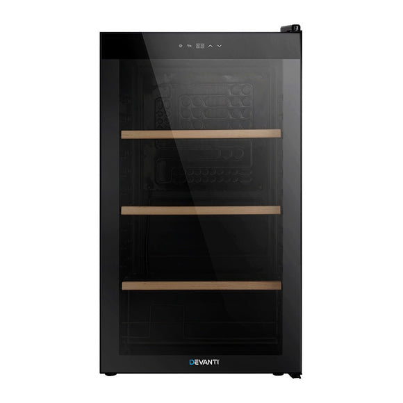 Devanti Wine Fridge Cooler 34 Bottles - RnR Galore
