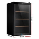 Devanti Wine Fridge Cooler 34 Bottles - RnR Galore
