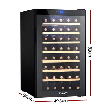 Devanti Wine Fridge Cooler 51 Bottles - RnR Galore