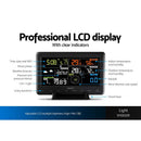 Devanti Wireless WiFi Professional Weather Station Solar Sensor LCD UV Light - RnR Galore