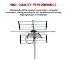 Digital TV Outdoor Antenna Aerial UHF VHF FM Signal Booster HD - RnR Galore
