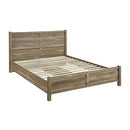 Double Size Bed Frame Natural Wood like MDF in Oak Colour - RnR Galore