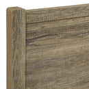 Double Size Bed Frame Natural Wood like MDF in Oak Colour - RnR Galore