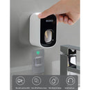 Ecoco Wall mount auto ands Free Toothpaste Dispenser Automatic Toothpaste Squeezer Bathroom Toothpaste Holder Black - RnR Galore