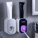 Ecoco Wall mount auto ands Free Toothpaste Dispenser Automatic Toothpaste Squeezer Bathroom Toothpaste Holder Black - RnR Galore