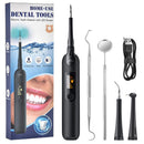 Electric Ultrasonic Dental Tartar Plaque Calculus Tooth Remover Set Kits Cleaner with LED Screen - RnR Galore