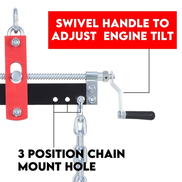 Engine Leveler Balancer 907kg Load Shop Crane Hoist Chain Lift Loading Leveller - RnR Galore