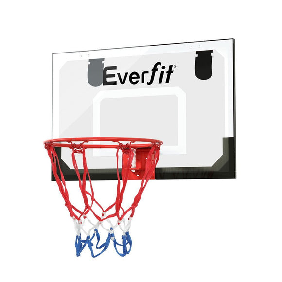Everfit 23" Mini Basketball Hoop Backboard Door Wall Mounted Sports Kids Black - RnR Galore