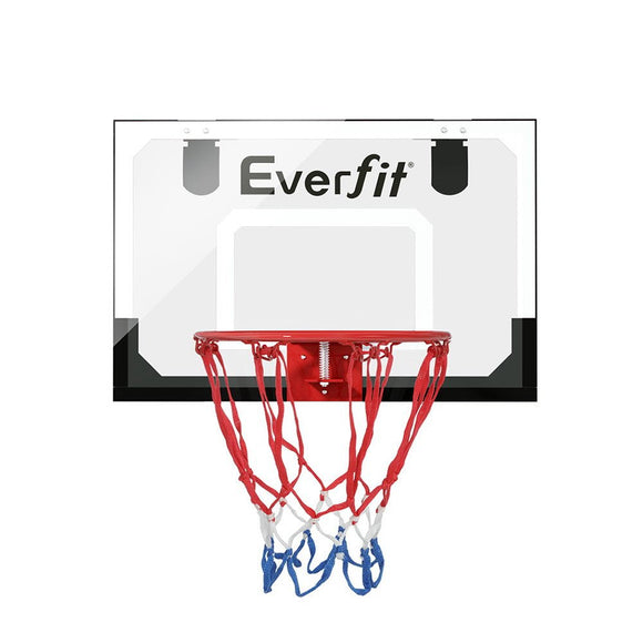 Everfit 23" Mini Basketball Hoop Backboard Door Wall Mounted Sports Kids Black - RnR Galore