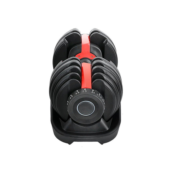 Everfit 24kg Dumbbells Adjustable Dumbbell Weight Plates Home Gym - RnR Galore