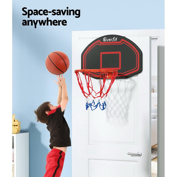 Everfit 38" Basketball Hoop Backboard Door Wall Mounted Ring Net Sports Kids - RnR Galore