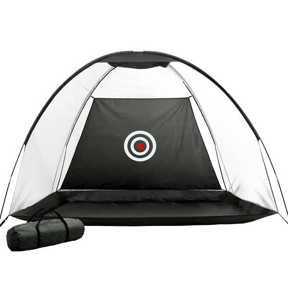 Everfit 3M Golf Practice Net Portable Training Aid Driving Target Tent Black - RnR Galore