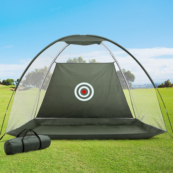 Everfit 3M Golf Practice Net Portable Training Aid Driving Target Tent Green - RnR Galore