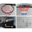 Everfit 45" Basketball Hoop Backboard Wall Mounted Ring Net Sports Pro System - RnR Galore