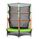 Everfit 4.5FT Trampoline for Kids Trampoline w/ Enclosure Safety Net Rebounder Gift Green - RnR Galore