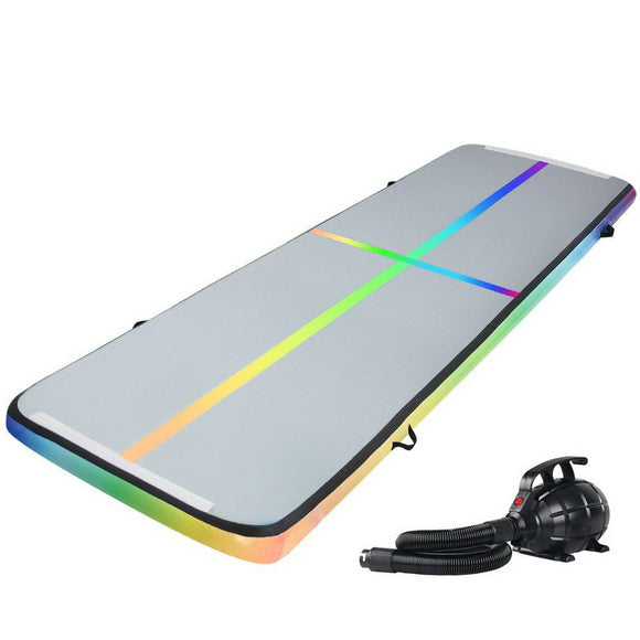 Everfit 4M Air Track Gymnastics Tumbling Exercise Mat Inflatable Mats + Pump - RnR Galore