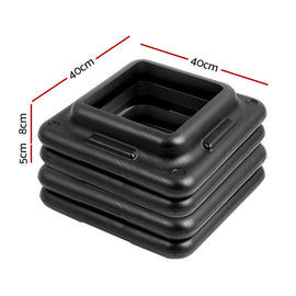 Everfit 4X Aerobic Step Riser Exercise Stepper Block Gym Home Fitness - RnR Galore