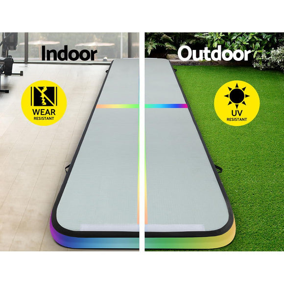 Everfit 5X1M Air Track Inflatable Tumbling Mat Gymnastics Yoga Mat - RnR Galore