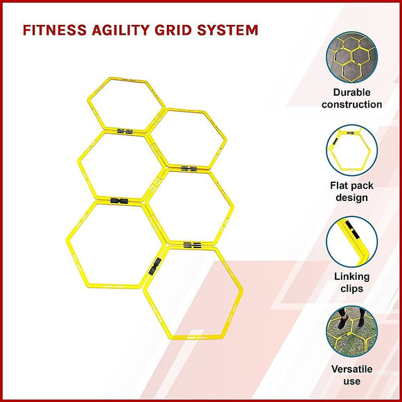 Fitness Agility Grid System for Speed and Footwork Training - RnR Galore