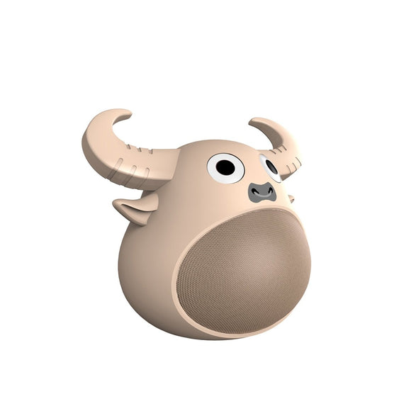 Fitsmart Bluetooth Animal Face Speaker Portable Wireless Stereo Sound - Black - RnR Galore