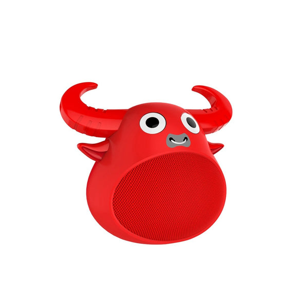 Fitsmart Bluetooth Animal Face Speaker Portable Wireless Stereo Sound - Khaki - RnR Galore