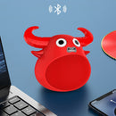 Fitsmart Bluetooth Animal Face Speaker Portable Wireless Stereo Sound - Red - RnR Galore