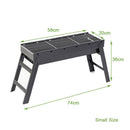 Foldable Portable BBQ Charcoal Grill Barbecue Camping Hibachi Picnic small - RnR Galore