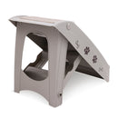 Furtastic Foldable Pet Stairs in Grey - 50cm Dog Ladder Cat Ramp with Non - Slip Mat for Indoor and Outdoor Use - RnR Galore