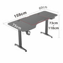 Gaming Standing Desk Home Office Lift Electric Height Adjustable Sit To Stand Motorized Standing Desk 1160 - RnR Galore