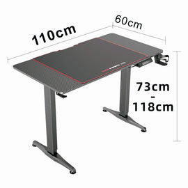 Gaming Standing Desk Home Office Lift Electric Height Adjustable Sit To Stand Motorized Standing Desk 1160 - RnR Galore