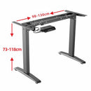 Gaming Standing Desk Home Office Lift Electric Height Adjustable Sit To Stand Motorized Standing Desk 1460 - RnR Galore