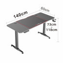 Gaming Standing Desk Home Office Lift Electric Height Adjustable Sit To Stand Motorized Standing Desk 1460 - RnR Galore