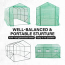 Garden Greenhouse Walk - In Shed 3.5x2x2M PE Apex - RnR Galore