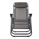 Gardeon 2PC Zero Gravity Chair Folding Outdoor Recliner Adjustable Sun Lounge Camping Beige - RnR Galore