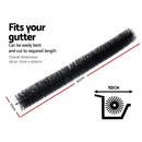 Gardeon Gutter Guard Brush 44M 92X10cm 48PCS - RnR Galore