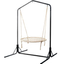 Gardeon Hammock Chair with Stand Nest Web Outdoor Swing 100cm - RnR Galore