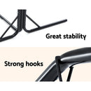 Gardeon Outdoor Hammock Chair with Stand Tassel Hanging Rope Hammocks Grey - RnR Galore