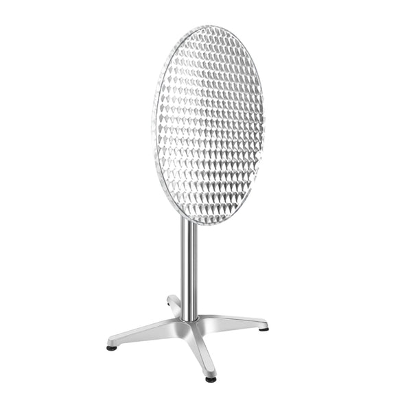 Gardeon Set of 2 Outdoor Bar Table Aluminium Round 70/110CM - RnR Galore