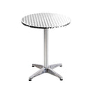 Gardeon Set of 4 Outdoor Bar Table Aluminium Round 70/110CM - RnR Galore