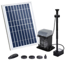 Gardeon Solar Pond Pump Submersible Fountain with Battery Kit LED Lights 5.2FT - RnR Galore