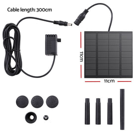 Gardeon Solar Pond Pump Submersible Water Fountain Kit 2.6FT - RnR Galore