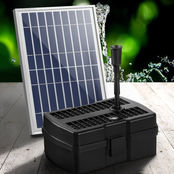 Gardeon Solar Pond Pump Water Fountain Filter Box Submersible Outdoor Pool 6.6FT - RnR Galore