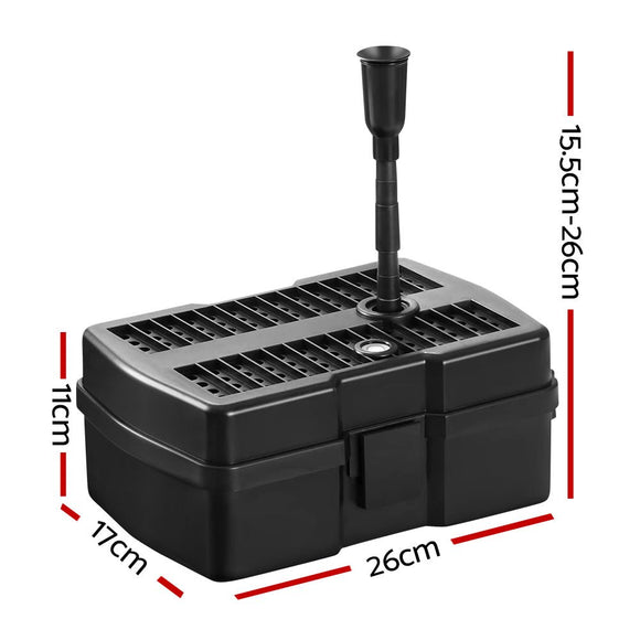 Gardeon Solar Pond Pump Water Fountain Filter Box Submersible Outdoor Pool 6.6FT - RnR Galore