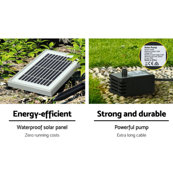 Gardeon Solar Water Feature with LED Lights Angel 94cm - RnR Galore