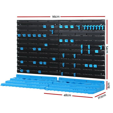 Giantz 108 Storage Bin Rack Wall Mounted - RnR Galore