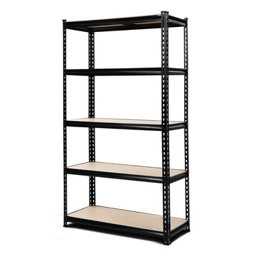 Giantz 1.8M Garage Shelving Warehouse Rack Pallet Racking Storage Shelve Black - RnR Galore