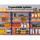 Giantz 2.4Mx1.8M Garage Shelving Warehouse Rack Pallet Racking Storage Blue - RnR Galore
