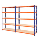 Giantz 2.4Mx1.8M Garage Shelving Warehouse Rack Pallet Racking Storage Blue - RnR Galore
