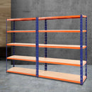 Giantz 2.4Mx1.8M Garage Shelving Warehouse Rack Pallet Racking Storage Blue - RnR Galore