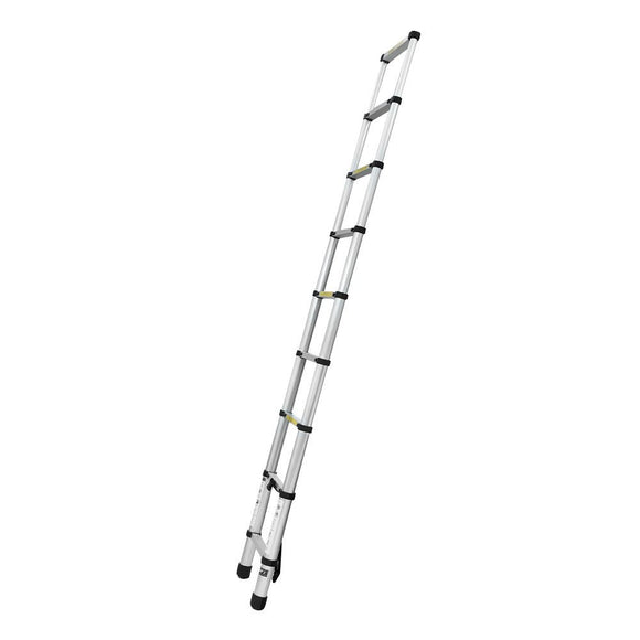 Giantz 2.6M Telescopic Ladder Aluminium Extension Extendable Steps Adjustable Height - RnR Galore